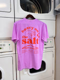 HEAVY ON THE SALT | violet short sleeve