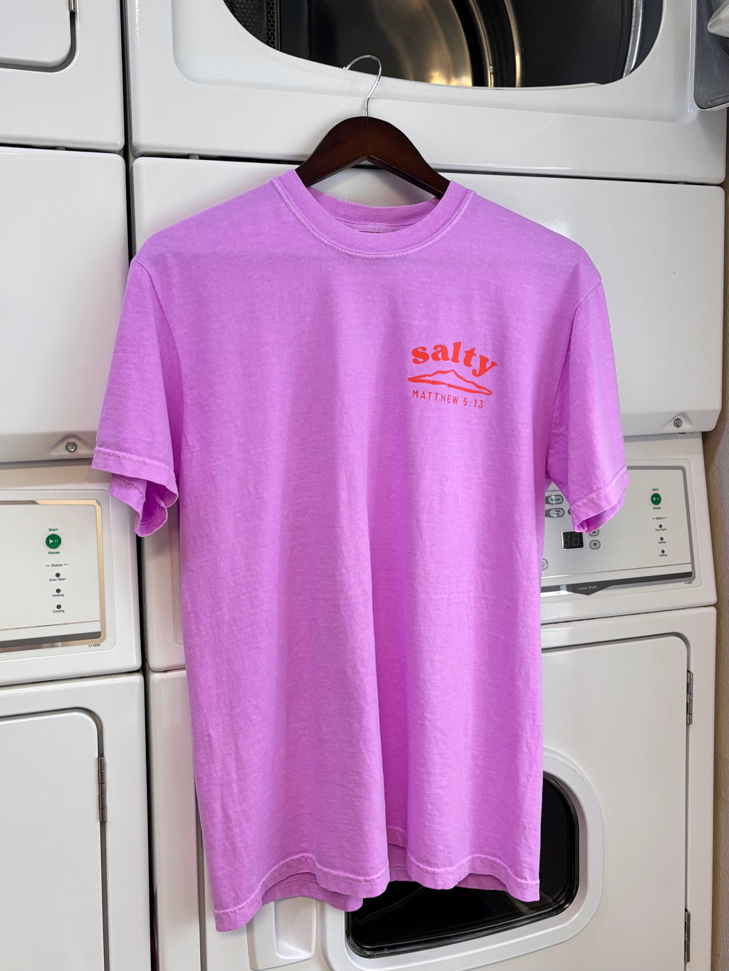 HEAVY ON THE SALT | violet short sleeve