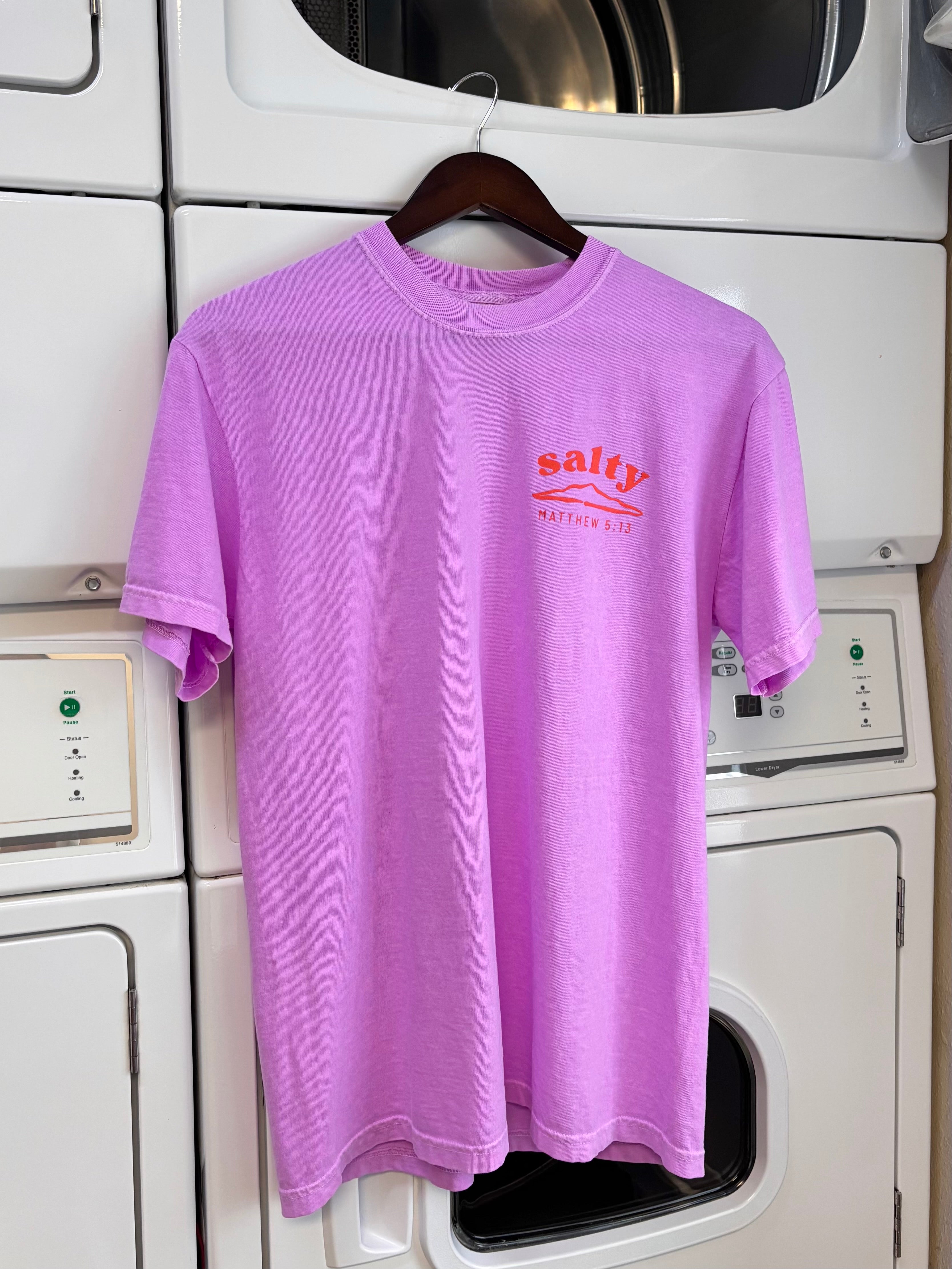 HEAVY ON THE SALT | violet short sleeve