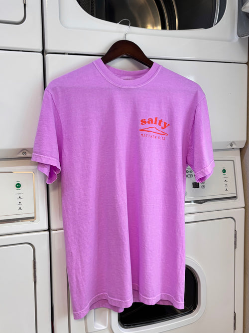 HEAVY ON THE SALT | violet short sleeve
