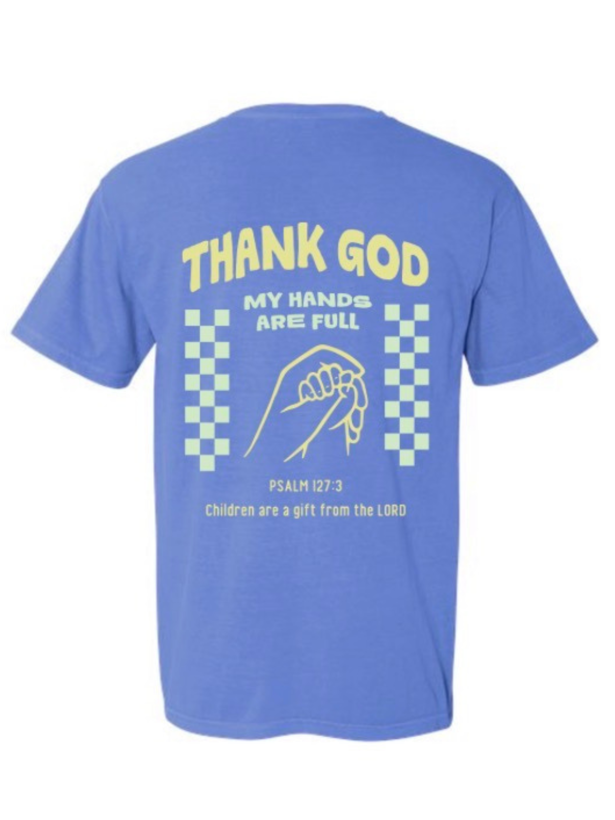 FULL HANDS | flo blue short sleeve